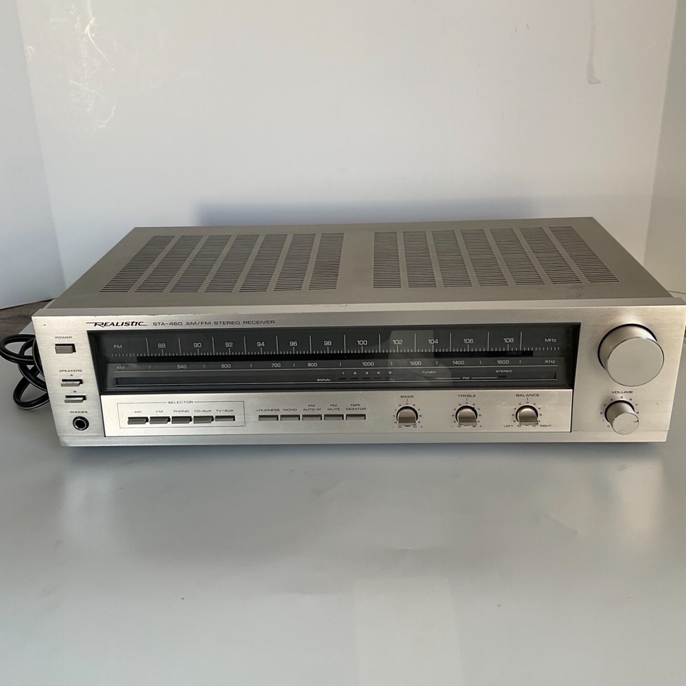 Realistic STA-460 AM/FM‎ Stereo Receiver Made in Japan Vintage Tested Working
